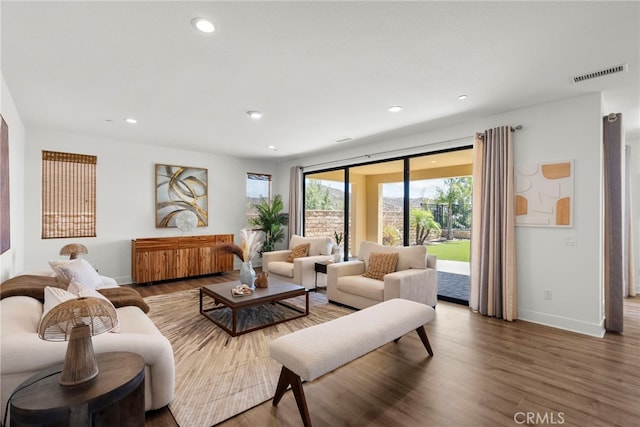 19162 Lauren Ln, Saugus, CA 91350 - living room with wood finished floors and recessed lighting
