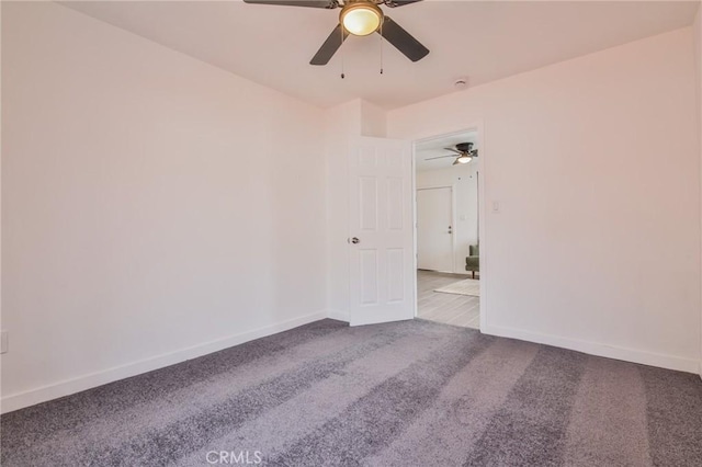 1327 Exposition Blvd, Los Angeles, CA 90018 - spare room with ceiling fan and carpet