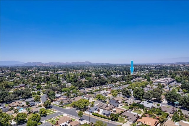 8084 Magnolia Ave, Riverside, CA 92504 - aerial perspective of suburban area featuring a mountainous background