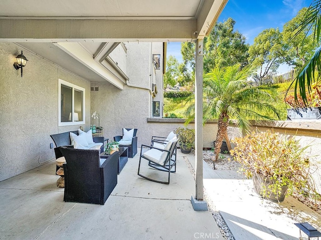 28191 Sorrento Unit 111, Laguna Niguel, CA 92677 - view of patio featuring an outdoor hangout area