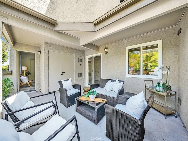 28191 Sorrento Unit 111, Laguna Niguel, CA 92677 - view of patio featuring outdoor lounge area