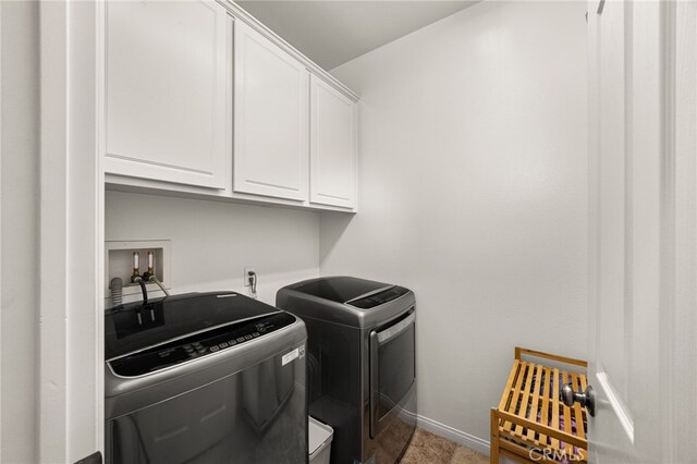 8495 E Preserve Loop, Chino, CA 91708 - laundry area featuring separate washer and dryer and cabinet space