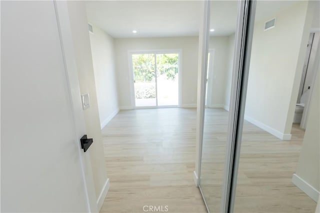 1925 Walnut Leaf Dr, Walnut, CA 91789 - corridor with light wood finished floors and recessed lighting