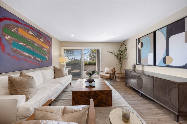 15 Valley Vw, Irvine, CA 92612 - living area featuring light wood-style flooring and recessed lighting