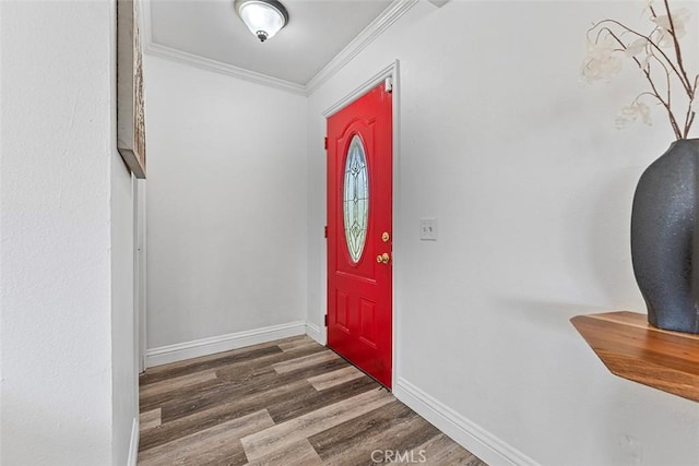 4268 Baggett Dr, Riverside, CA 92505 - entryway with crown molding and wood finished floors