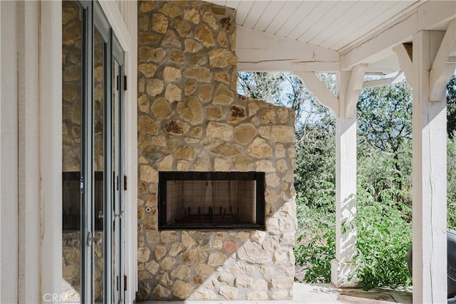 40 Bobcat Springs Rd, Buellton, CA 93427 - exterior view of stone siding and an outdoor stone fireplace