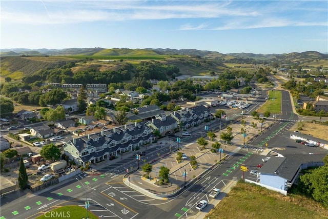 40 Bobcat Springs Rd, Buellton, CA 93427 - aerial overview of property's location with a mountain backdrop