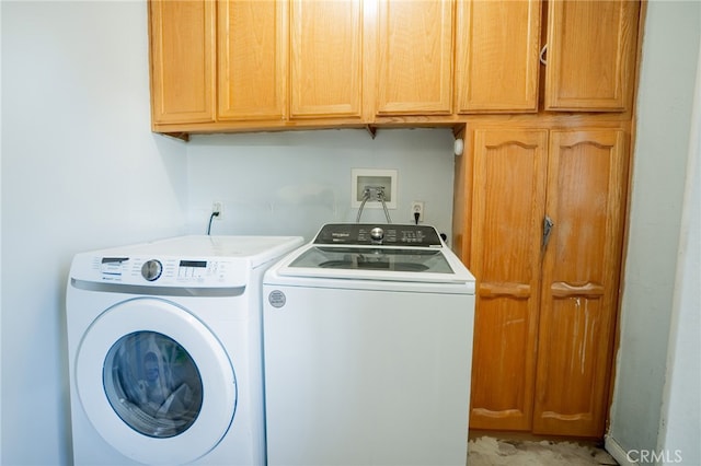 13018 Rosecrans Ave, Norwalk, CA 90650 - washroom featuring cabinet space and washing machine and clothes dryer