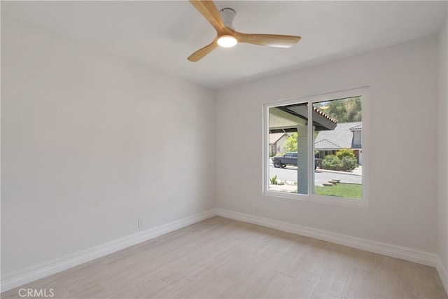 22 Sage Cyn, Pomona, CA 91766 - spare room featuring light wood-type flooring and a ceiling fan