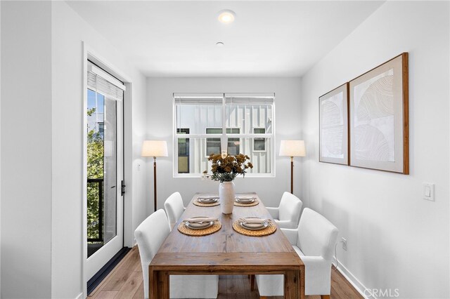 944 N Divino Privado Unit 57, Ontario, CA 91764 - dining room with light wood-type flooring