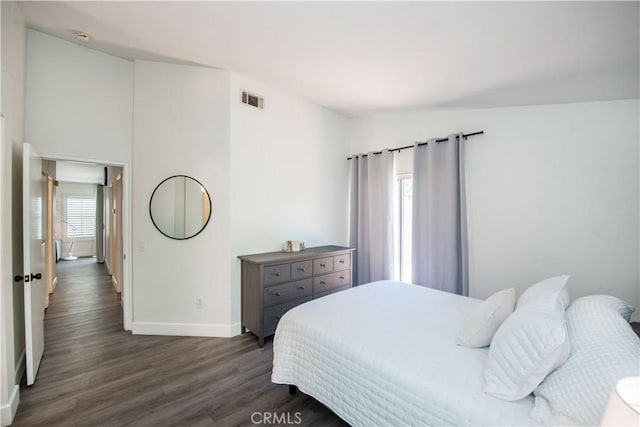 783 Pointe Vista Ln, Corona, CA 92881 - bedroom featuring dark wood-style flooring and lofted ceiling