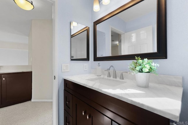 9481 Deanly St, Lakeside, CA 92040 - bathroom featuring vanity and baseboards