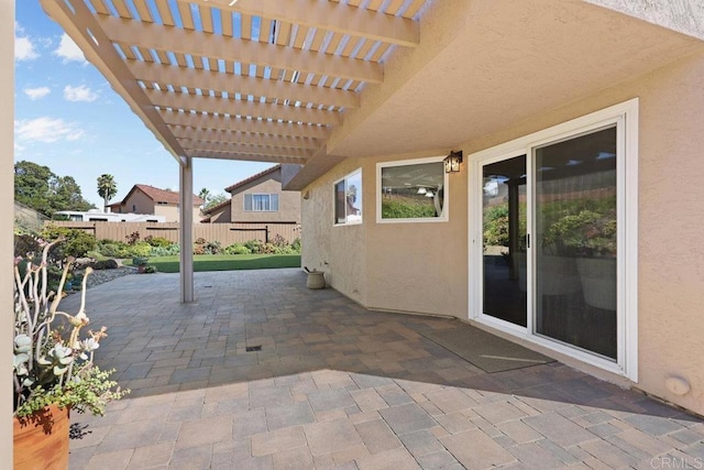 9481 Deanly St, Lakeside, CA 92040 - view of patio with a pergola