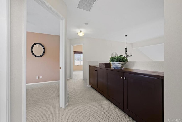 9481 Deanly St, Lakeside, CA 92040 - hall with light colored carpet and baseboards