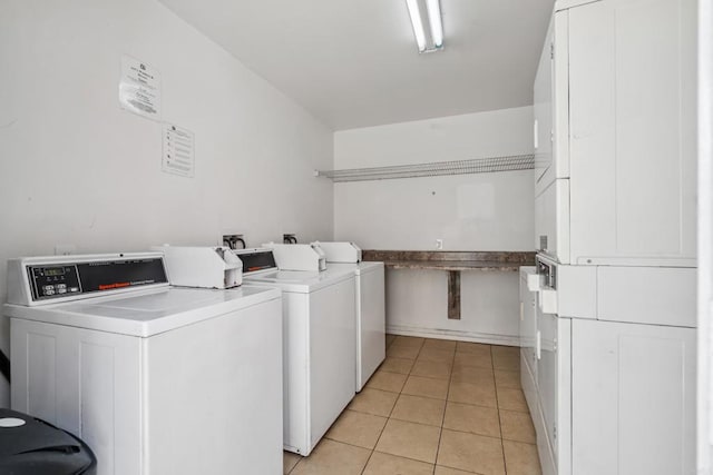 4402 Delta St Unit 23, San Diego, CA 92113 - community laundry with light tile patterned floors and independent washer and dryer