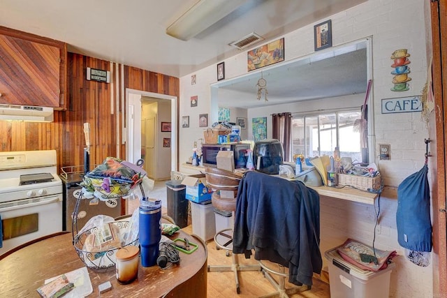 10151 Strathmore Dr, Santee, CA 92071 - living room featuring wooden walls