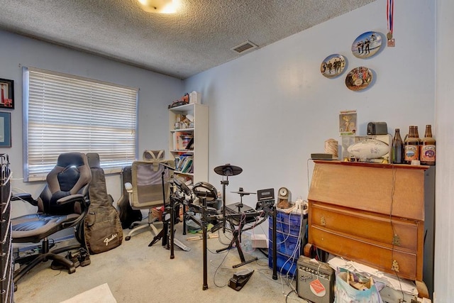10151 Strathmore Dr, Santee, CA 92071 - carpeted office with a textured ceiling