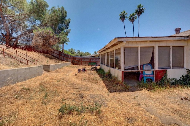 10151 Strathmore Dr, Santee, CA 92071 - view of yard featuring a sunroom