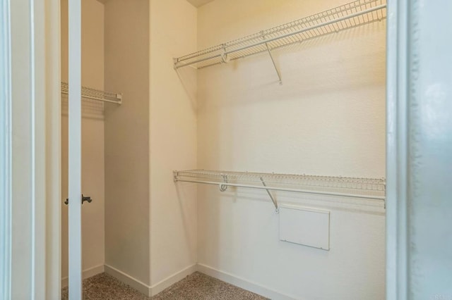 7677 Mission Gorge Rd Unit 148, San Diego, CA 92120 - walk in closet featuring carpet floors