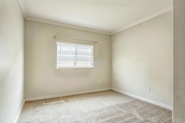 7677 Mission Gorge Rd Unit 148, San Diego, CA 92120 - carpeted spare room featuring ornamental molding and baseboards
