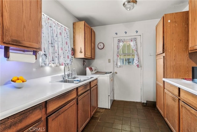 1932 S Orange Ave, West Covina, CA 91790 - kitchen with light countertops and brown cabinetry