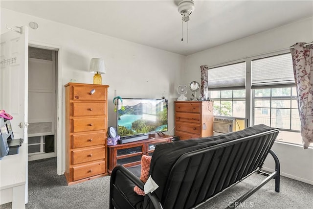 1932 S Orange Ave, West Covina, CA 91790 - carpeted bedroom with cooling unit and baseboards