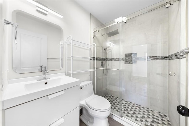 11685 Lakia Dr, Cypress, CA 90630 - full bath with vanity and a stall shower