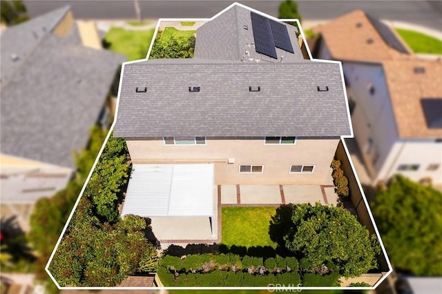 11685 Lakia Dr, Cypress, CA 90630 - aerial view of property and surrounding area with property boundaries highlighted