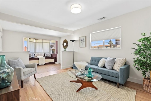 1742 253rd St, Lomita, CA 90717 - living room with baseboards and light wood-style flooring