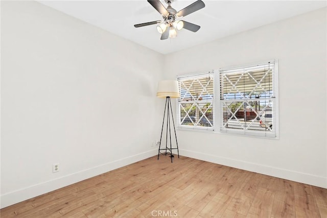 1742 253rd St, Lomita, CA 90717 - empty room featuring light wood-style flooring and ceiling fan