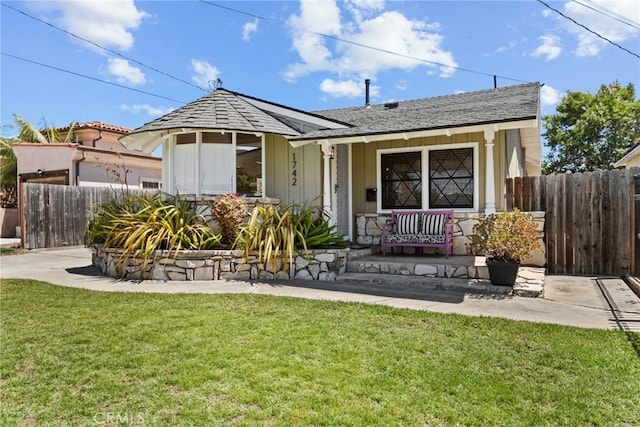1742 253rd St, Lomita, CA 90717 - bungalow with covered porch and roof with shingles