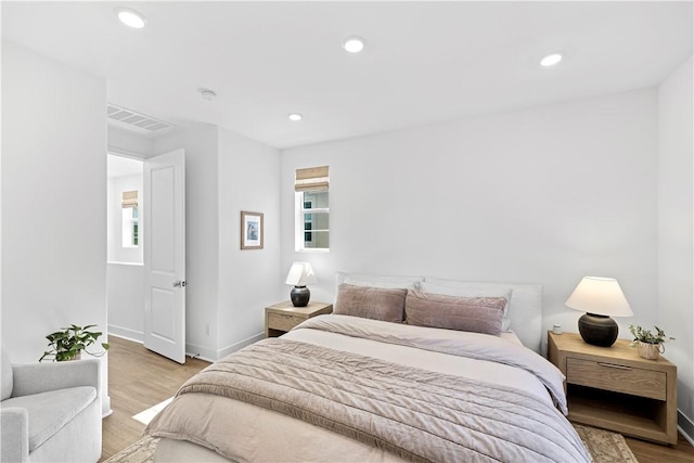 1281 Windmill Rd, Rancho Mission Viejo, CA 92694 - bedroom with light wood-style floors and recessed lighting