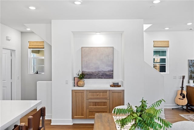 1281 Windmill Rd, Rancho Mission Viejo, CA 92694 - dining space with wood finished floors and recessed lighting