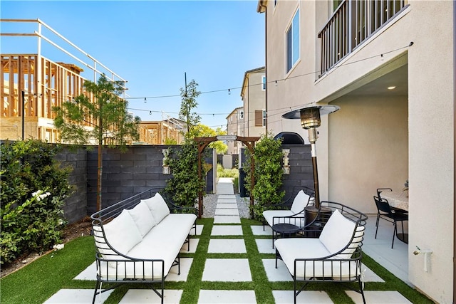 1281 Windmill Rd, Rancho Mission Viejo, CA 92694 - view of patio / terrace with an outdoor hangout area