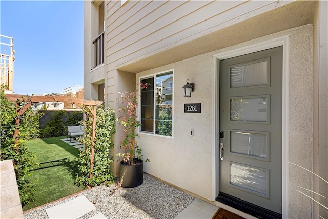 1281 Windmill Rd, Rancho Mission Viejo, CA 92694 - entrance to property featuring stucco siding