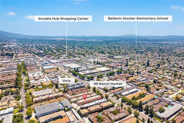 931 W Duarte Rd Unit 6, Arcadia, CA 91007 - bird's eye view of a mountain backdrop