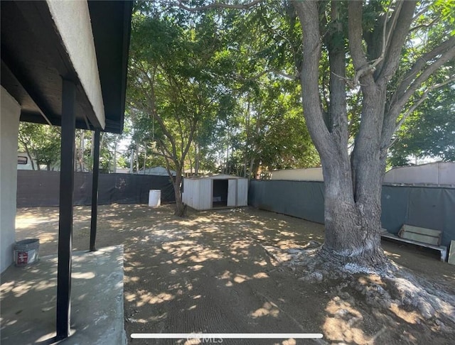 10945-10953 Campbell Ave, Riverside, CA 92505 - fenced backyard with a storage unit