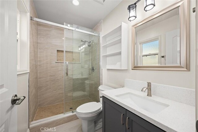 10210 Green St Unit 10210B, Temple City, CA 91780 - full bathroom featuring vanity and a stall shower