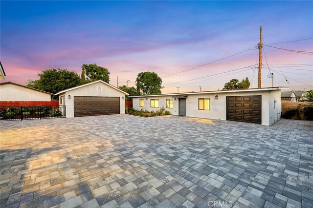 10210 Green St Unit 10210B, Temple City, CA 91780 - view of front of property with stucco siding, an outbuilding, and a detached garage