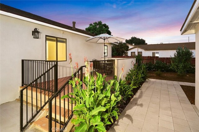 10210 Green St Unit 10210B, Temple City, CA 91780 - view of patio terrace at dusk