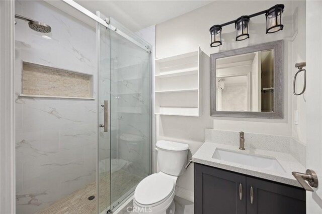 10210 Green St Unit 10210B, Temple City, CA 91780 - full bath with vanity and a marble finish shower