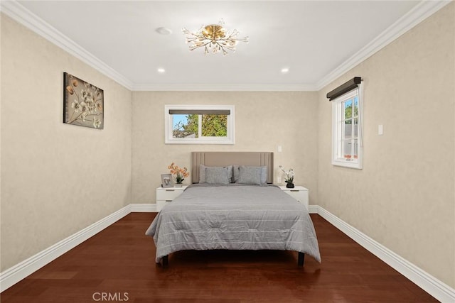 10210 Green St Unit 10210B, Temple City, CA 91780 - bedroom featuring wood finished floors, ornamental molding, and recessed lighting