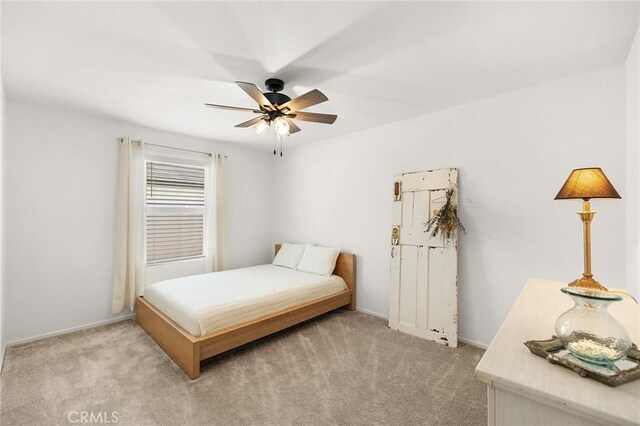 1943 Auger Pl, Hemet, CA 92545 - bedroom with light carpet and ceiling fan
