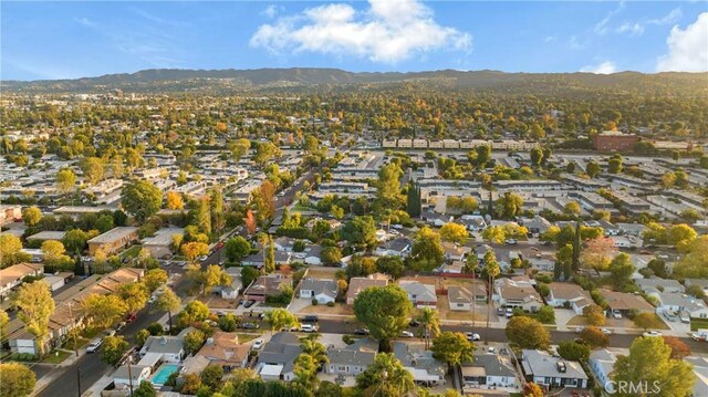 19119 Lemay St, Reseda, CA 91335 - aerial view of property's location with a mountainous background and nearby suburban area
