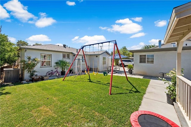 42545 30th St W, Lancaster, CA 93536 - view of yard with a playground