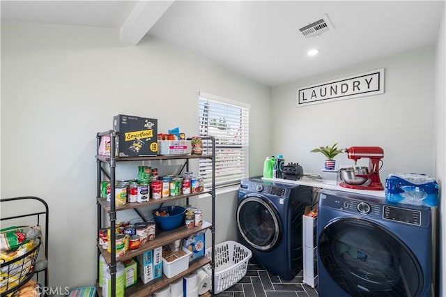 42545 30th St W, Lancaster, CA 93536 - laundry room with washer and clothes dryer