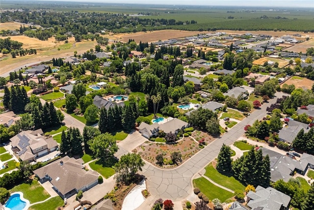 13962 Lindbergh Cir, Chico, CA 95973 - aerial view of residential area with a pool area