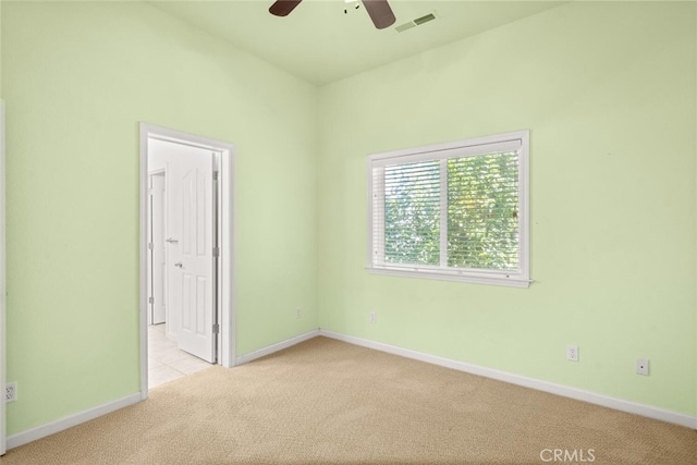 13962 Lindbergh Cir, Chico, CA 95973 - carpeted empty room with a ceiling fan and baseboards