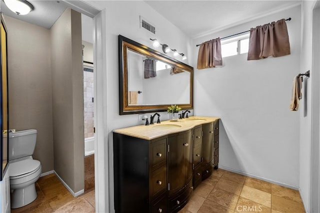 21643 Masterson Ct, Saugus, CA 91350 - full bathroom featuring double vanity and shower / tub combination