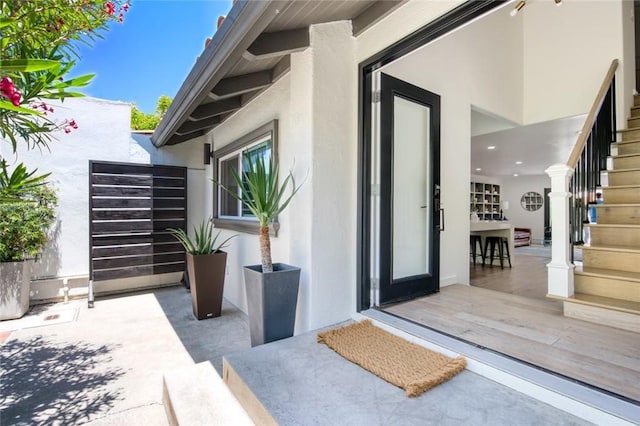 2008 Baja, Newport Beach, CA 92660 - entrance to property featuring stucco siding